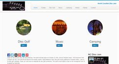 Desktop Screenshot of ncdiscjam.com